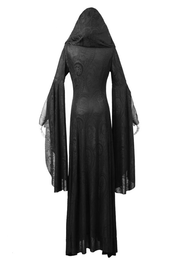 Manteau robe paisley à capuche Manteau robe paisley à capuche