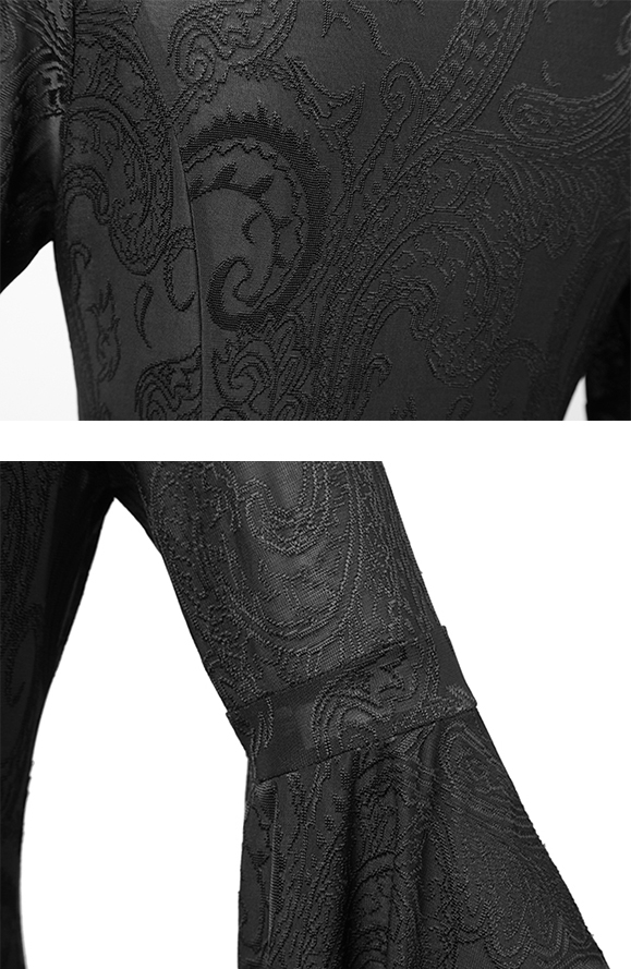 Manteau robe paisley à capuche Manteau robe paisley à capuche