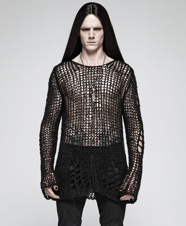 Pull long mohair destroy