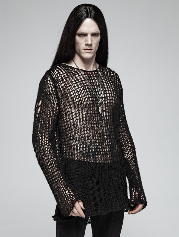 Pull long mohair destroy