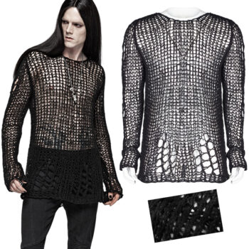 Pull long mohair destroy