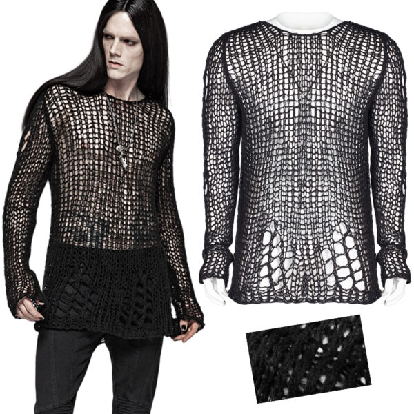 Pull long mohair destroy