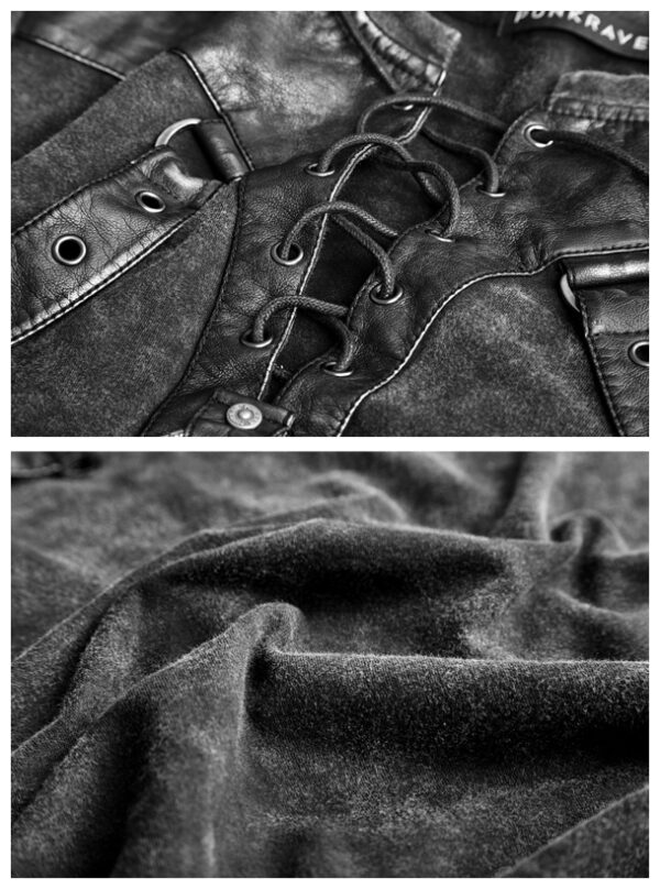 T-shirt steampunk effet harnais