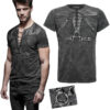 T-shirt steampunk effet harnais
