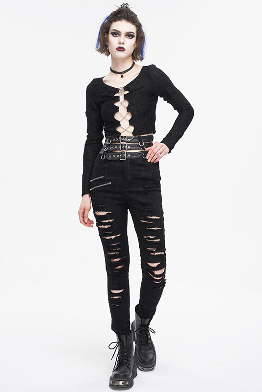 Haut court à chaîne et pentacle