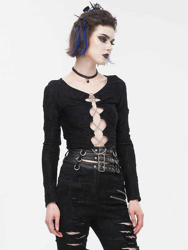 Haut court à chaîne et pentacle