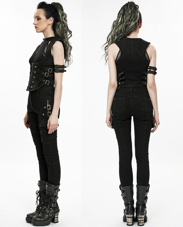 Jeans skinny clouté à poches battle Jeans skinny clouté à poches battle