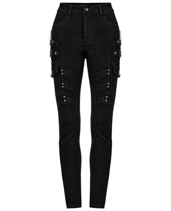 Jeans skinny clouté à poches battle Jeans skinny clouté à poches battle