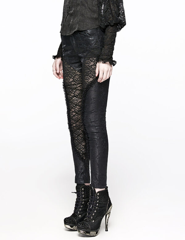 Pantalon paisley et dentelle