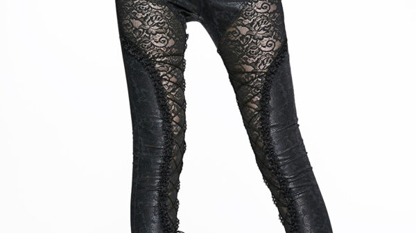 Pantalon paisley et dentelle
