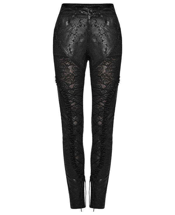 Pantalon paisley et dentelle