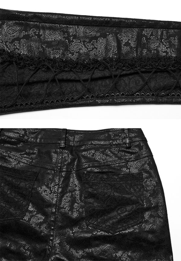 Pantalon paisley et dentelle