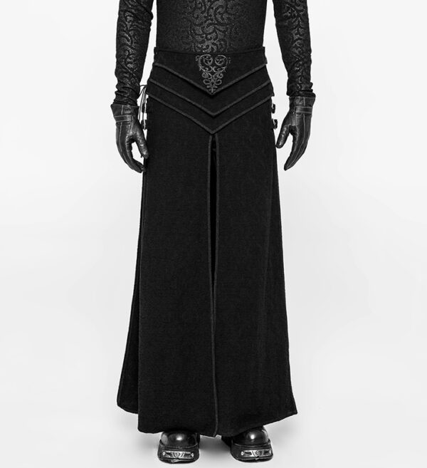 Jupe armure en tissu jacquard