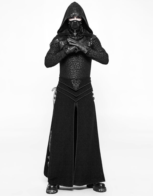 Jupe armure en tissu jacquard