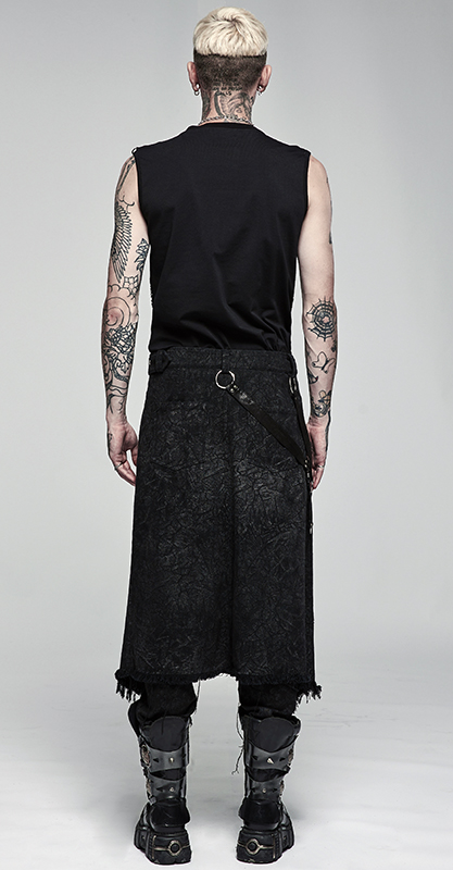 Surjupe destroy à longues sangles