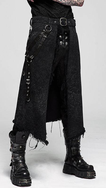 Surjupe destroy à longues sangles