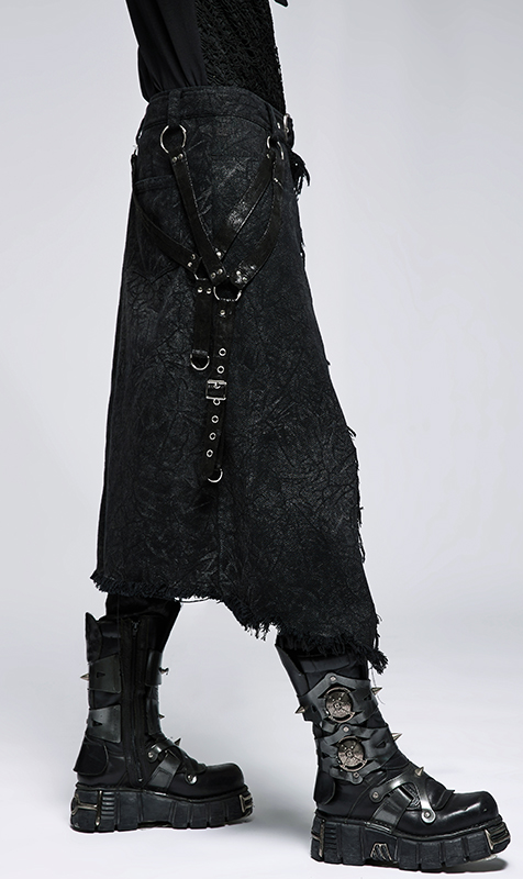 Surjupe destroy à longues sangles