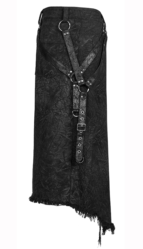 Surjupe destroy à longues sangles