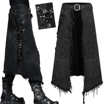 Surjupe destroy à longues sangles