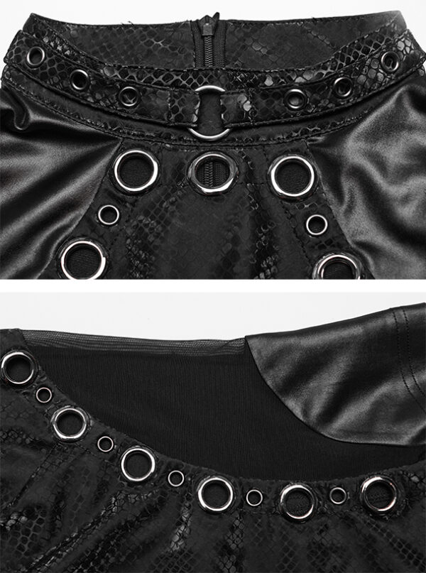 Débardeur serpent à gros oeillets