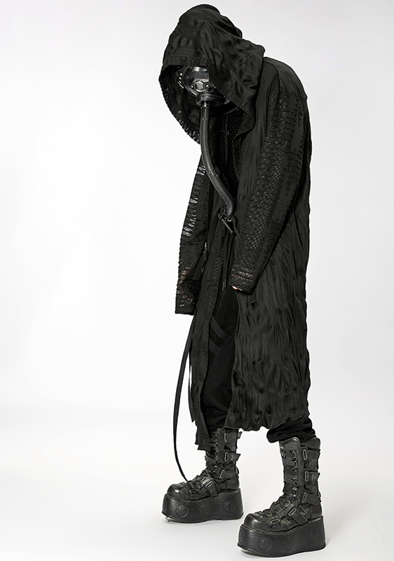 Cardigan léger à capuche destroy Cardigan léger à capuche destroy