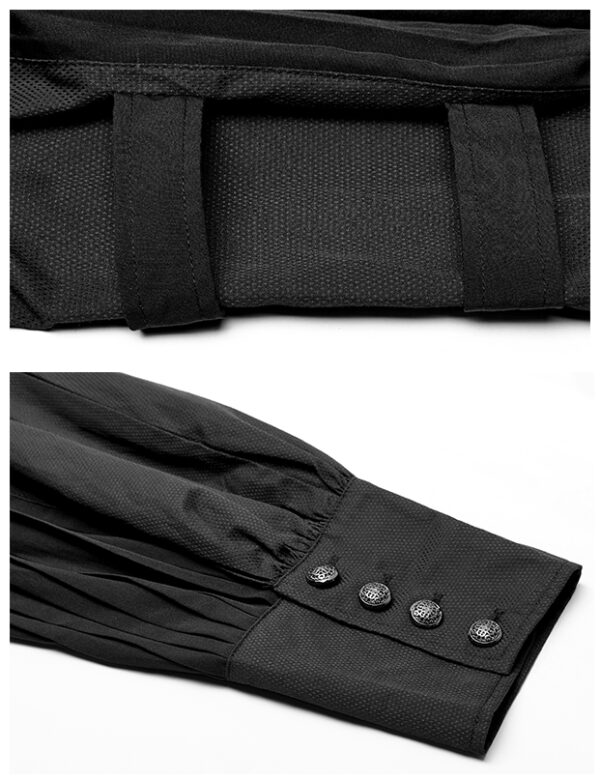 Chemise manches télégraphe à lavallière Chemise manches télégraphe à lavallière