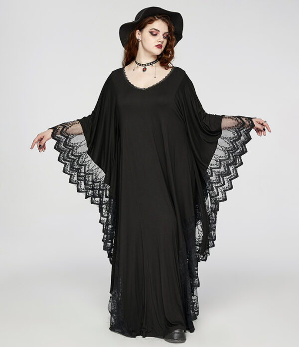 Robe chauve-souris à dentelle Robe chauve-souris à dentelle