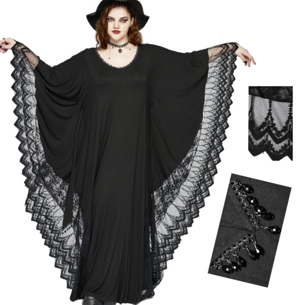 Robe chauve-souris à dentelle Robe chauve-souris à dentelle