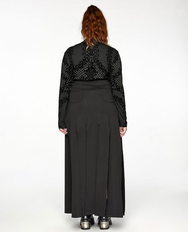 Haut à motif dentelle en velours