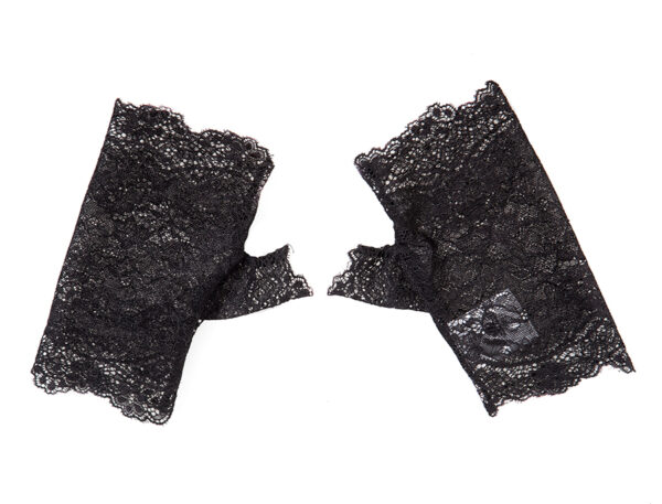 Mitaines en dentelle noire Mitaines en dentelle noire