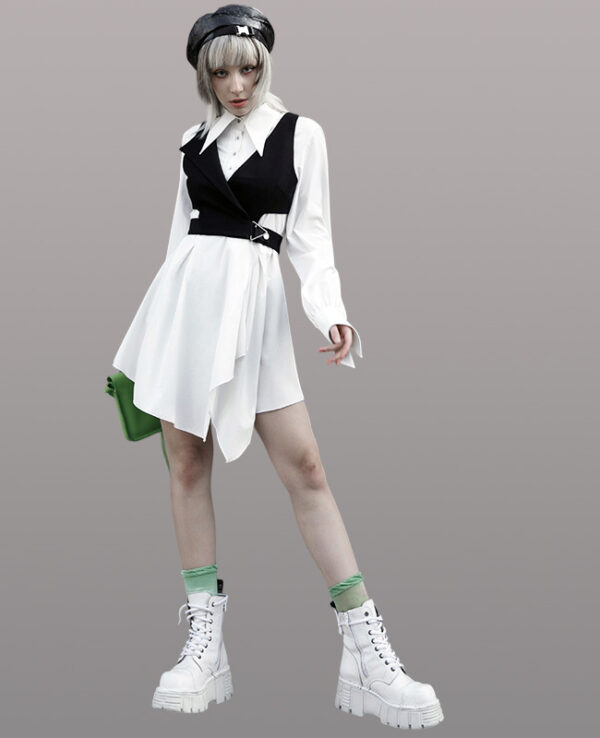 Robe chemise évasée