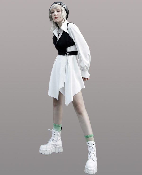 Robe chemise évasée