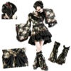 Ensemble kimono + leg warmers + headdress Ensemble kimono + leg warmers + headdress