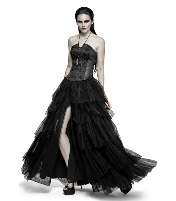 Jupe jupon long réversible