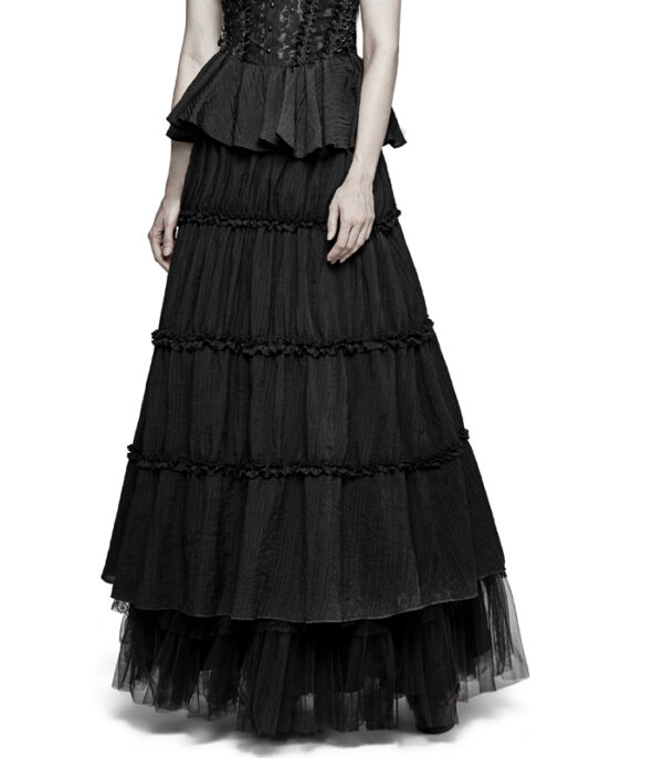 Jupe jupon long réversible