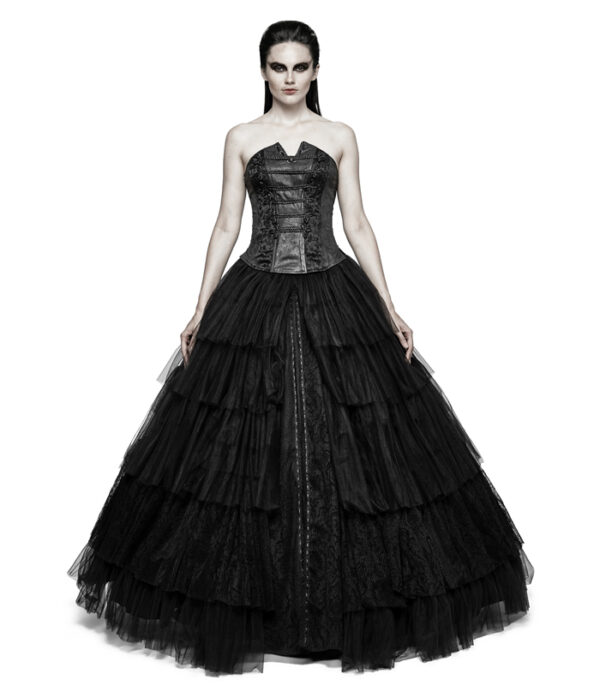 Jupe jupon long réversible