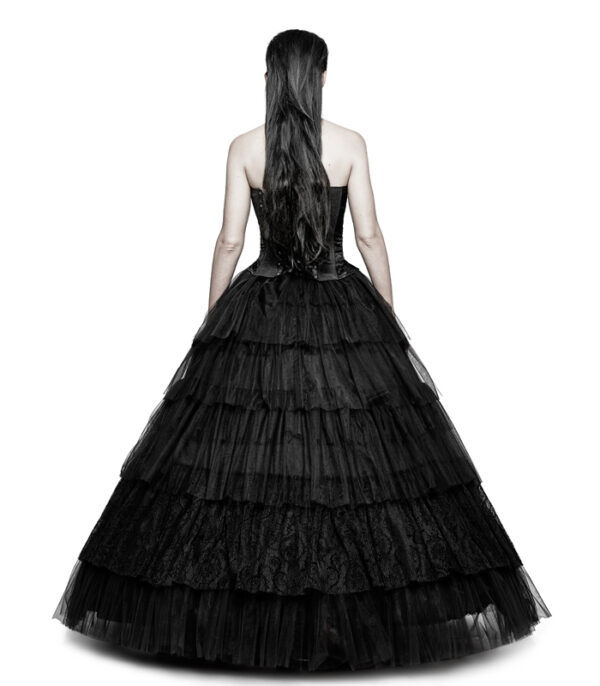 Jupe jupon long réversible