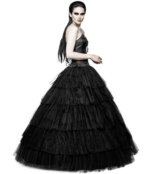 Jupe jupon long réversible