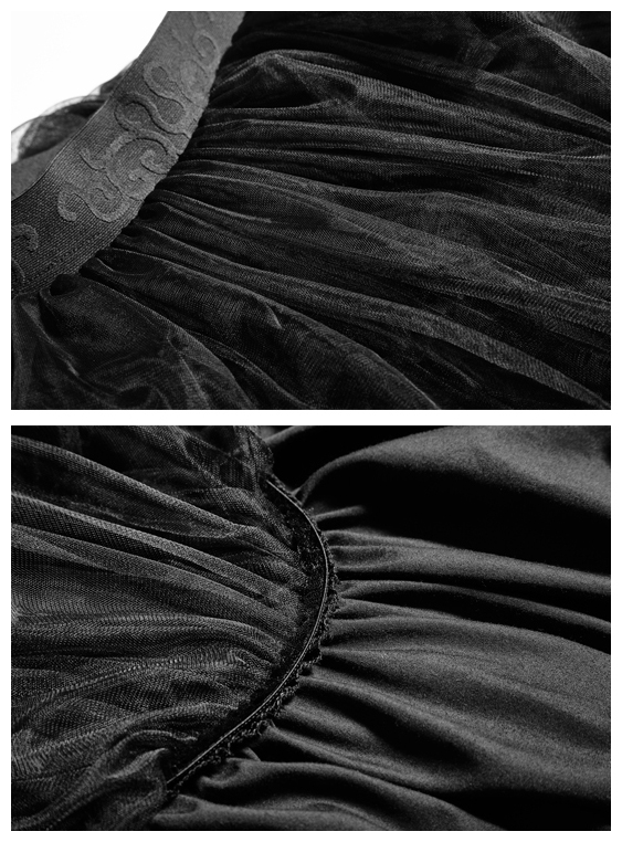 Jupe jupon long réversible