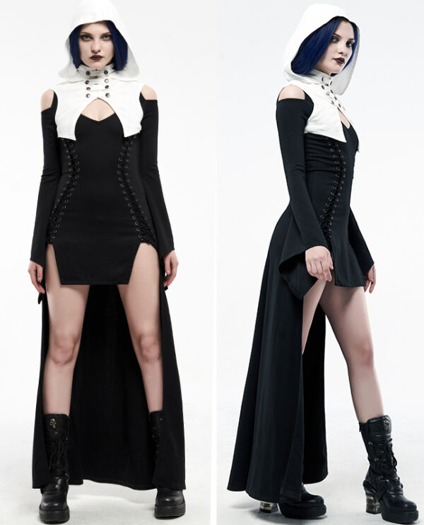 Robe hi-low nonne sexy transformable