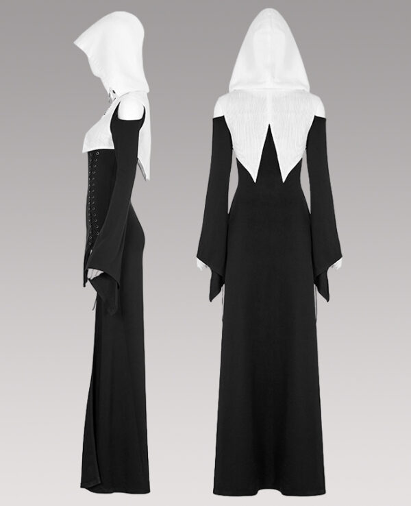 Robe hi-low nonne sexy transformable