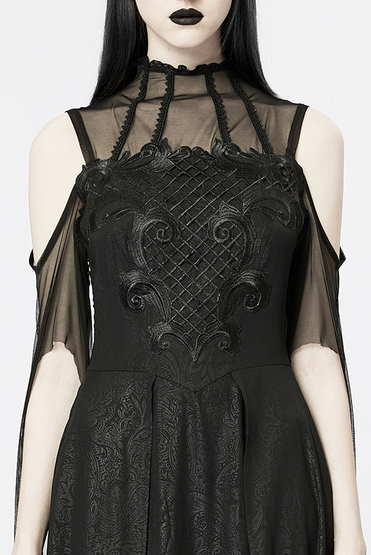 Robe de mariée paisley avec voilage et dos en dentelle