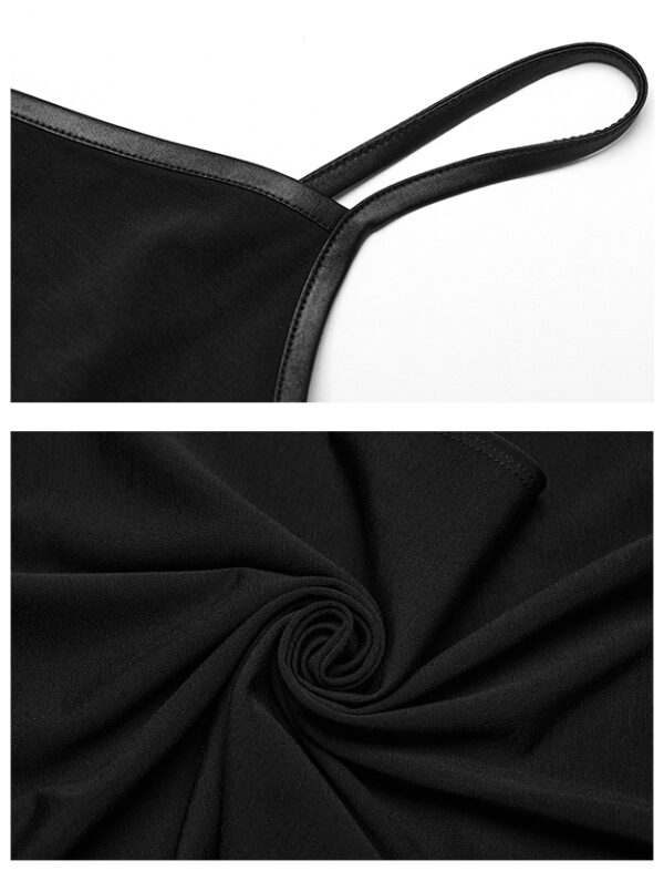 Robe longue fendue à découpes sexy