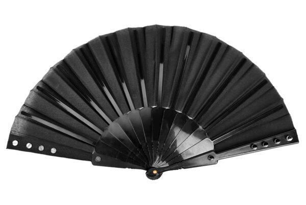 Éventail noir à pointes (spike)