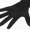 Gants longs en dentelle à motifs velours Gants longs en dentelle à motifs velours