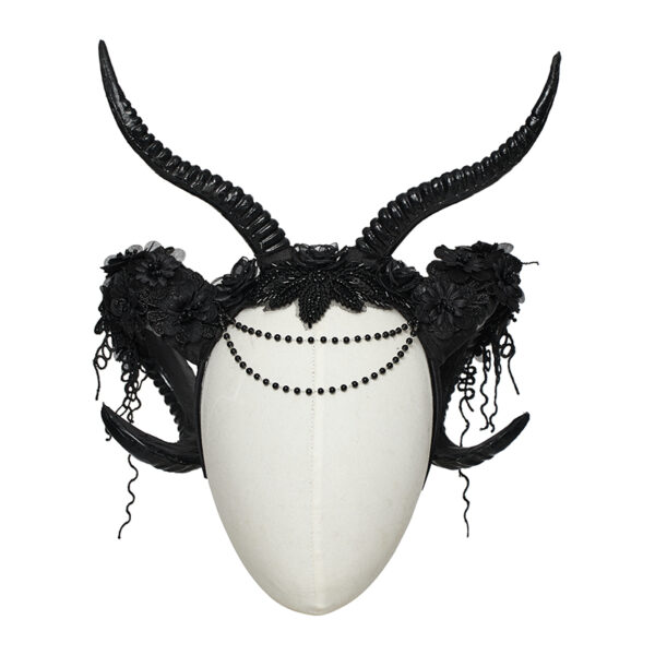 Diadème à chaînes et cornes de démon Diadème à chaînes et cornes de démon