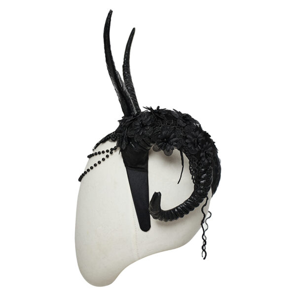 Diadème à chaînes et cornes de démon Diadème à chaînes et cornes de démon