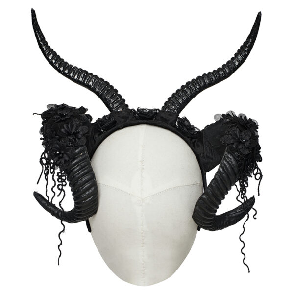 Diadème à chaînes et cornes de démon Diadème à chaînes et cornes de démon