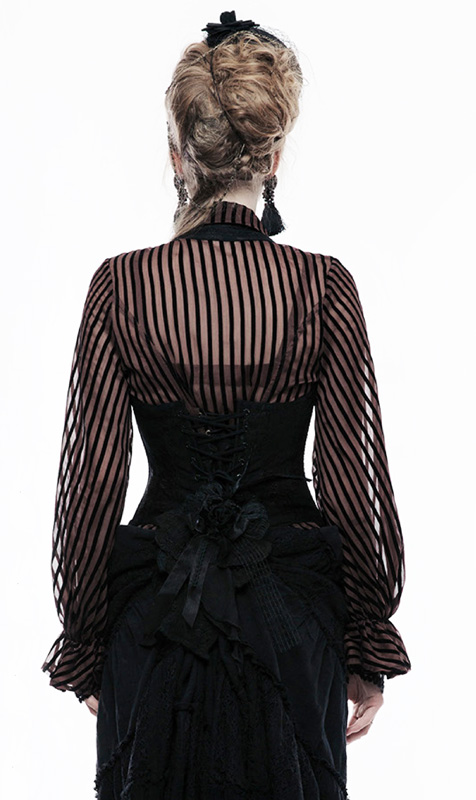 Corset gilet à bretelles et dentelle Noir Corset gilet à bretelles et dentelle Noir