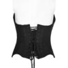 Corset gilet à bretelles et dentelle Noir Corset gilet à bretelles et dentelle Noir
